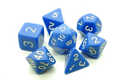 Blue LegendDice Opaque Dice Set